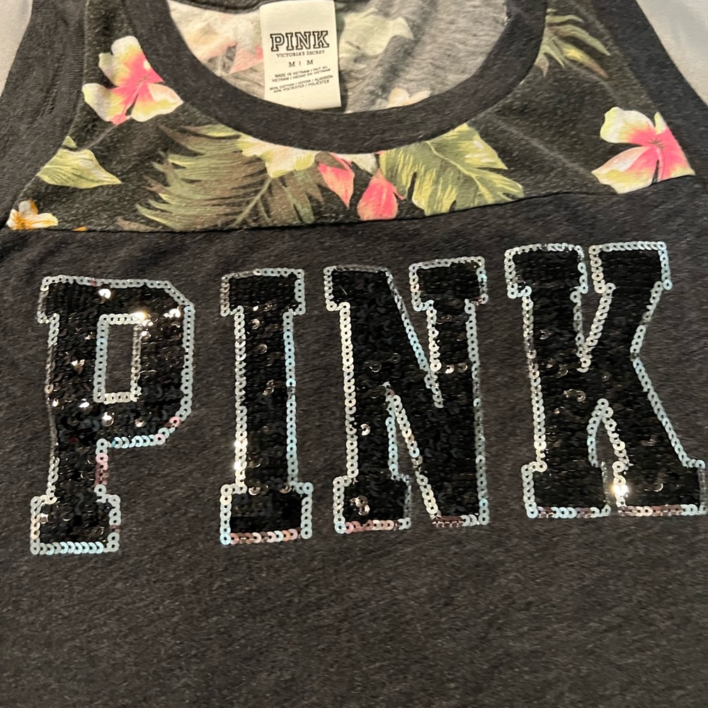 PINK Sequin Tank